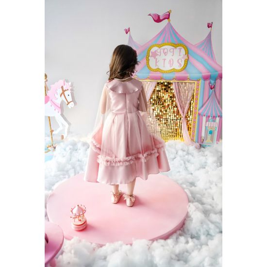 صورة فستان جواهر الأحلام بفخامة الكريستال بـلونين - M3716